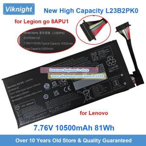 Lenovo Legion Go 8APU1 휴대용 게임용 PC L23M2PK0 용 새 배터리 7.76V 81Wh 77.6Wh