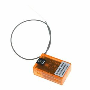 안테나가 있는 RC카 수신기, RX 1/18 스케일 섀시, 주황색 SR3100, 3 채널,