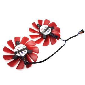 XFX RX470 RS 비디오 그래픽 카드 냉각 교체용 2개 85mm FD10U12S9-C 팬