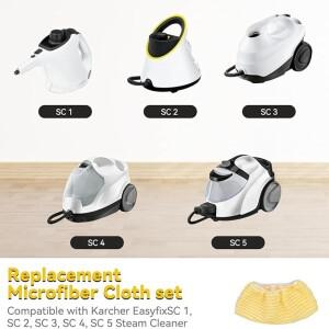 Karcher EasyFix SC1 SC5용 핸드 노즐 천 커버, 스팀 청소기 액세서리, 세척 가능한 교체용 패드