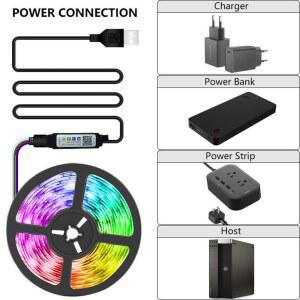 LED RGB 휴대용 랜턴 USB 블루투스 제어 5V 무드등 다용도 캠핑 야외 조명 램프