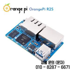 오렌지 파이 R2S 4GB RAM EMMC 싱글 보드 컴퓨터 8코어 RISC V AI CPU 듀얼 LAN 포트 미니 PC 오픈Wrt 우분