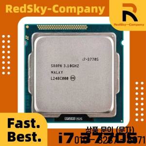 쿼드 코어 LGA 1155 CPU 프로세서 i7 3770S 3.1GHz