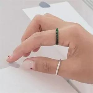 핸드메이드 비즈 반지 6COLOR 초보자 비즈 반지 6COLOR 키트 만들기 우정-WFO79GY