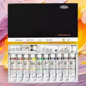 유화물감 12색 20ml 홀베인 세트 미술용