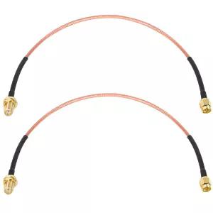 XRDS - RF SMA 케이블 1FT 남성 대 여성 벌크헤드 RG316 확장 4G LTE 라우터 셀룰러 SDR USB 동글 수신기