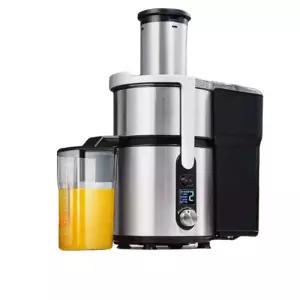 업소용 착즙기 자동 과즙 LCD형-1250W-5단 녹즙기 조절 당근 레몬 원액기 가정