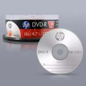 공CD HP Media DVD-R 케익 케이스 16x 4.7GB 25p