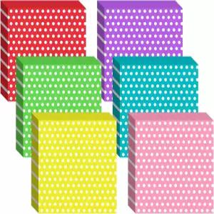 풀문 300매 용 왁스 델리 종이 2 x 2인치 폴카 닷 드라이 그리스 방지 바구니 라이너 샌드위치 랩 빵