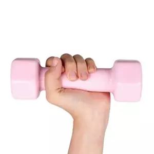 [아이워너]뷰티 육각 덤벨 아령 1.5kg 파스텔핑크 2개-WFO83QK