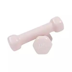 [아이워너]뷰티 육각 덤벨 아령 0.5kg 베이비핑크 2개-WFO83QM