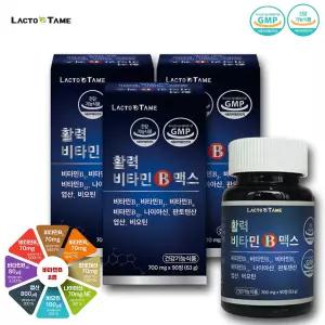 락토테미 활력 비타민B맥스 90정 3박스 비타민B군 8종 함유