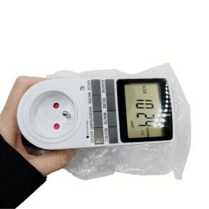 간판타이머 7일 타이머 소켓 콘센트 110V230V 디스플레이 전압 디지털 가전제품용 영국호주 듀얼