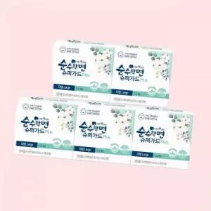 순수한면 생리대 슈퍼가드 대형 14P X 5팩 4310186