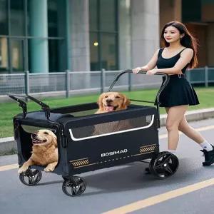 반려견 유모차 대형 왜건 고양이 일체형 중형견 강아지 애완견 반려동물 분리형 소형견 개모차