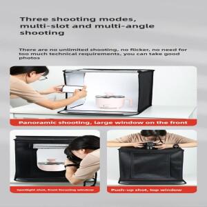 50cm 사진 LED 스튜디오 라이트 박스 텐트 키트 장비용으로 만든 탁상 촬영 소프트 케이스