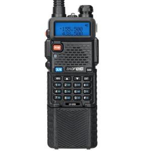 1개 바오펑 M-5R 무전기 멀티밴드 라디오 1800mAh 충전식 무선 VHF 해양 10W 출력 5km 범위