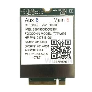 HP Elite X21013 G3 X360 용 LTE 모뎀, T77W676 917817-100 LT4220 X12 4G WWAN M.2 450Mbps