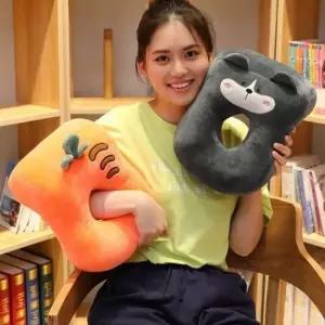 오너클랜 낮잠 독서 부드러운 쿠션 편안한 수면 휴대용 팔베개 점심 캐릭터낮잠쿠션