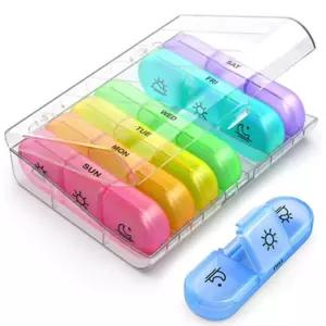 휴대용 일주일 약통 요일별 분리형 3칸 알약 케이스 소형 정리함 약보관함 여행용