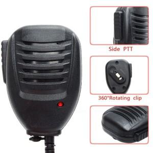 바오펑 무전기 2핀 PTT 스피커 마이크 도매, 콴셩 UV-K5 K6 BF-888S 21 17 PRO HAM 라디오용