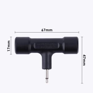 Quansheng 오리지널 SW MW LW T형 안테나 TK11(5) 무전기 중파 및 단파 3.5mm 플러그