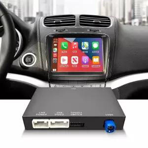 닷지 챌린저 저니 차저 듀랑고용 무선 CarPlay 안 오토 레트로핏 키트 인터페이스 OEM 스크린 업그레이드