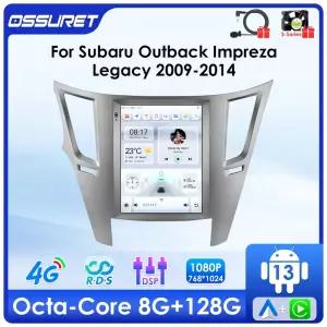 자동차 라디오 DSP 카플레이 스바루 아웃백 임프레자 레거시 2009 204 멀티미디어 비디오 플레이어 4G