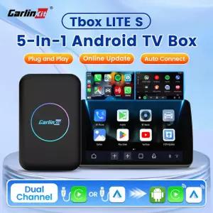 CarlinKit LITE S 5in 안 TV 박스 HD USB 장치 넷플릭스 유튜브 무선 오토 카플레이 AI 플러그 앤 지원