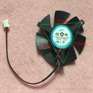 R239 NTK FD5010U12S 45mm 그래픽/비디오 카드 쿨러 팬 교체 39mm 12V 0.22A 기가 바이트 GT430 용 2 핀
