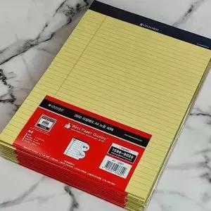 A4 XK67HI60 노트리갈패드 40매 10권 세트 노랑 속지노트