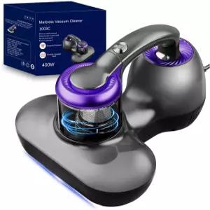 허스벤 매트리스 진공청소기 휴대용 UV 침대 16KPa 및 분당 12800회 진동 업그레이드로 베개 천 소파 카펫