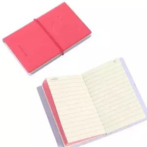 스마일 DR70HA66 가죽커버 수첩 (5p 핑크) DK95
