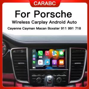 포르쉐 PCM3 파나메라 카이엔 카이맨 마칸 박스터 9 99 78 액세서리용 CARABC 무선 카플레이 안 오토