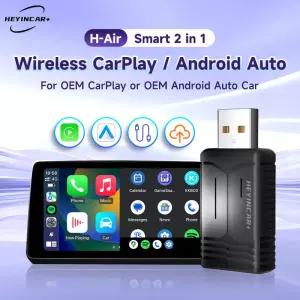 인카 무선 카플레이 안 오토 어댑터 스마트 AI 박스 자동차 OEM 유선에서 변환하는 USB 동글 도요타 볼보