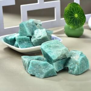 천연 Amazonite Stone Reiki 보석 미네랄 크리스탈 원석 아로마 테라피 스톤 및 홈 인테리어