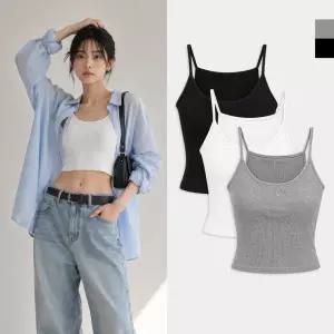 [179st.w]AGG 1013W 여자 레이어드 브라탑 스판 나시티
