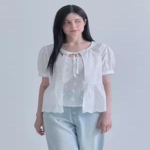 [메종르하르]Edel lace blouse (Sleeveless Set) 1color