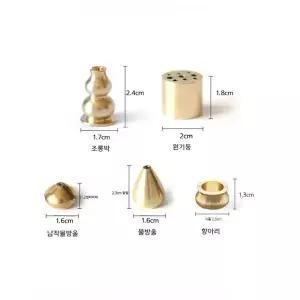 황동 미니 인센스 스틱홀더 향받침대 향꽂이