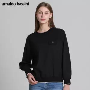 [아날도바시니(ARNALDO BASSINI)] 랑보석 블라우스배색 긴팔 (택가격: 218000원)
