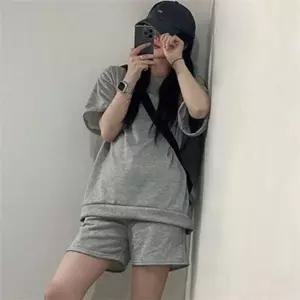 오버핏 여성 반팔 트레이닝 SET 활동복 여성 반팔 츄리닝 상하복