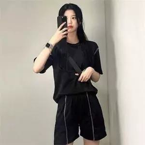 상하복 트레이닝 SET 하복 여성 반바지 반팔 운동복 여자반팔티세트