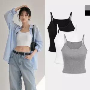 [179st.w]AGG 1013W 여자 레이어드 브라탑 스판 나시티