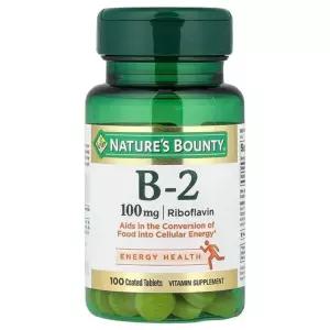 네이처스 바운티 비타민 B-2 100mg 코팅정 100정