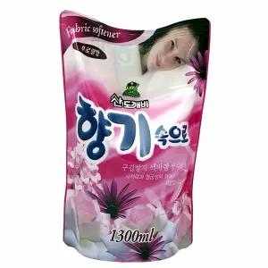 플로럴 섬유세제 1300ml 액상형 꽃 향기 세탁 세제 액체 섬유 향수 세척제 청결 액