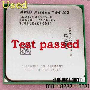 Athlon 듀얼 코어 CPU 프로세서 64 X2 5200 + 2.7 GHz ADO5200IAA5DO 소켓 AM2 SPOT 주식