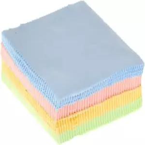 루정양 100pcs 선글라스 안경 마이크로파이버 클리닝 천 - 렌즈를 선명하게 유지하고 모든 코팅 완벽하며