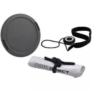삼성 NX500용 렌즈 캡 측면 핀치 43mm 홀더 Nw 직접 극세사 클리닝 천