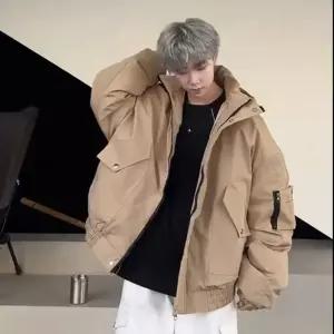 남성 후드 바람막이 패딩 겨울 야상 도톰한 점퍼 J02Z4A 득템2