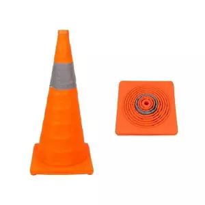 안전 라바콘 컬러콘 도로 꼬깔 접이식 주차 신호 중형